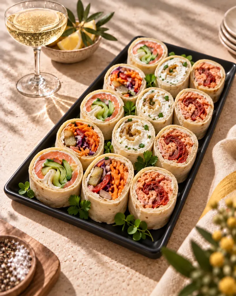 Wraps Terre/ Mer 4 saveurs 32 pièces