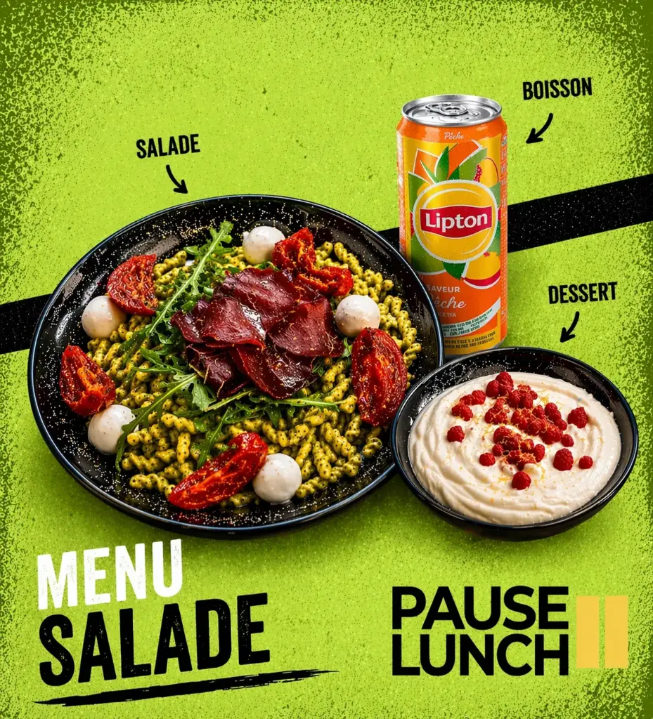 Menu salade