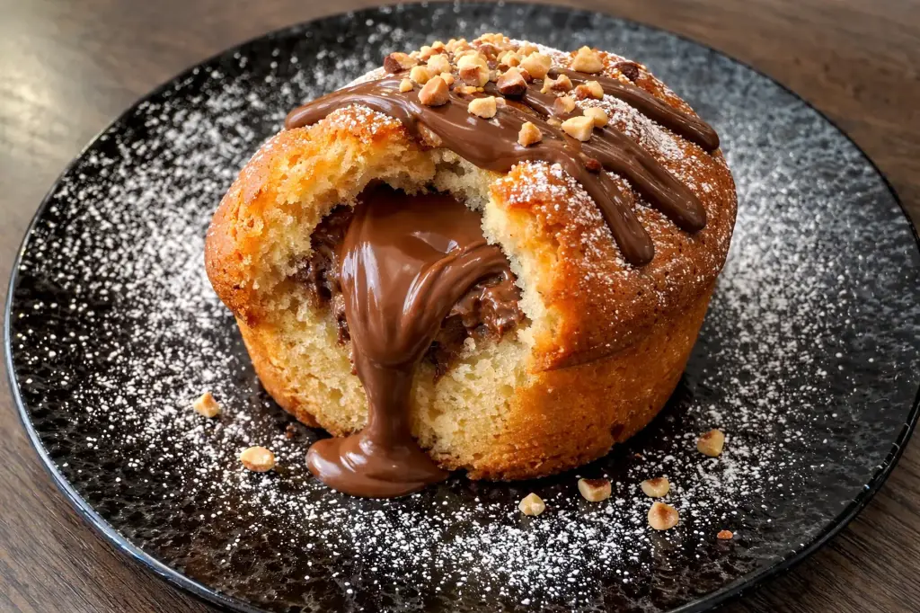 Muffin cœur de Nutella