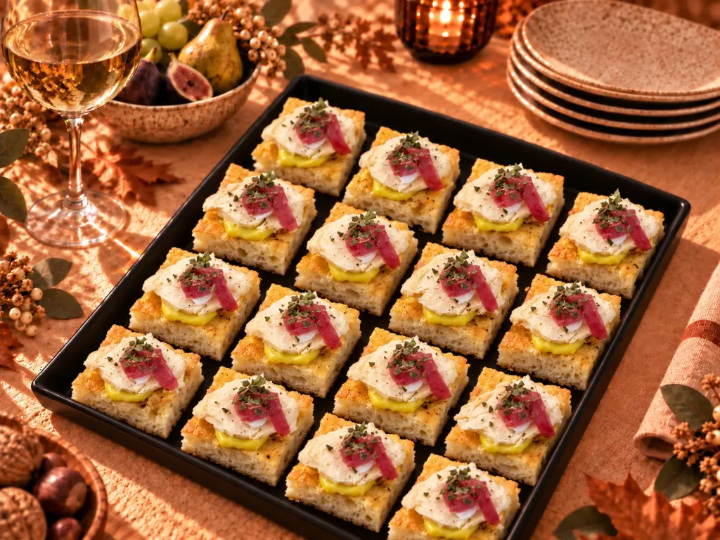  Focaccia Poulet Curry 32 pièces
