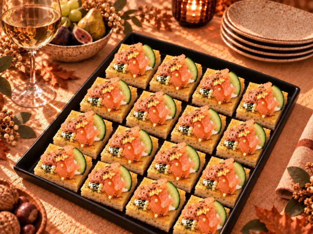 Focaccia Saumon32 pièces