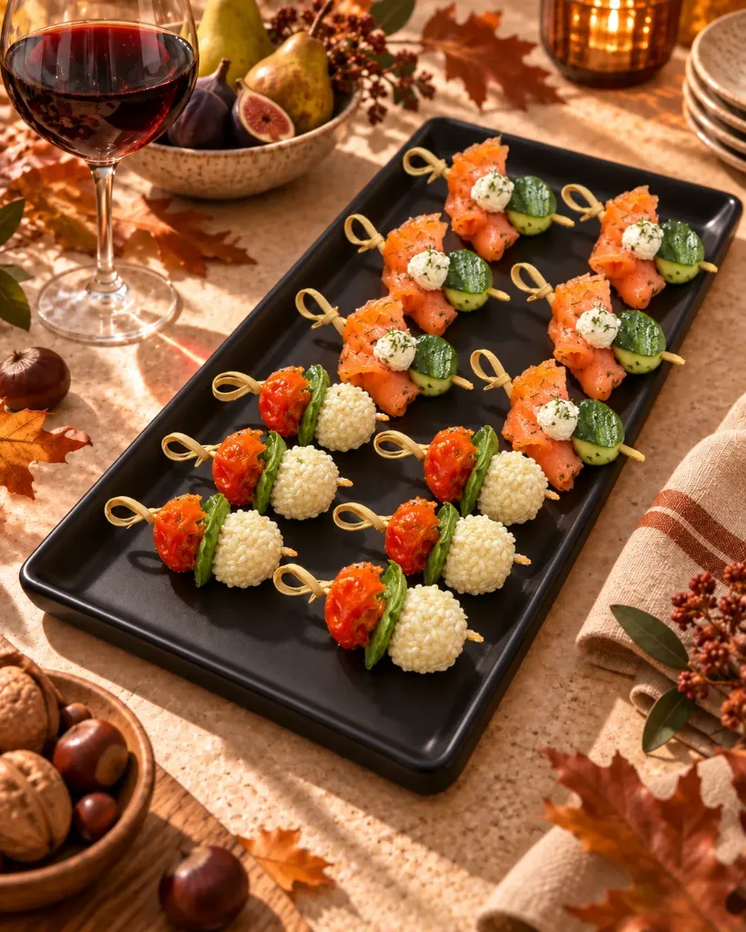 Brochettes Terre & Mer 2 saveurs 25 pièces