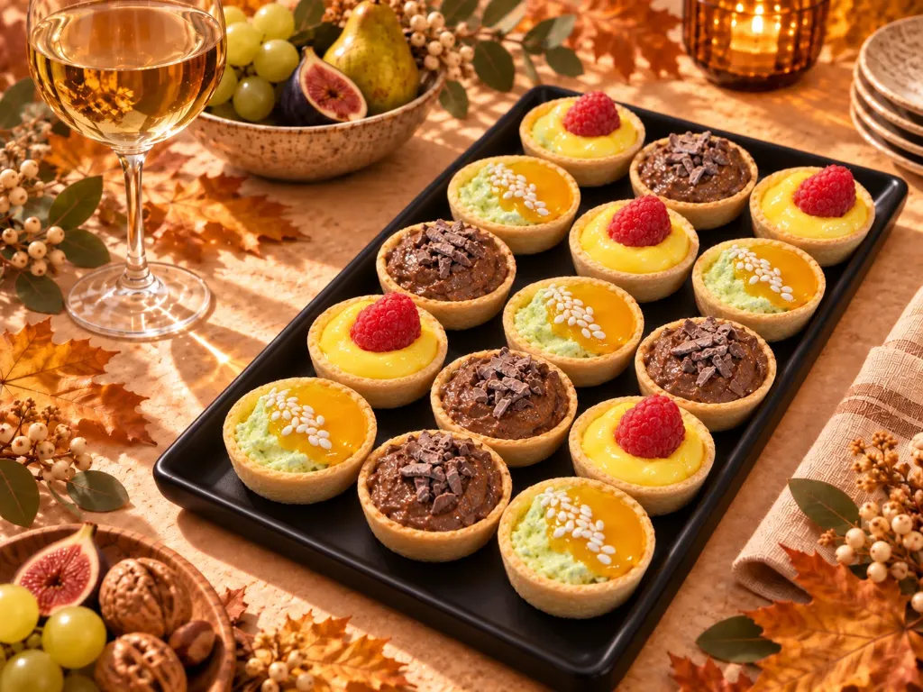Assortiment de mini tartelettes sucrées x 30