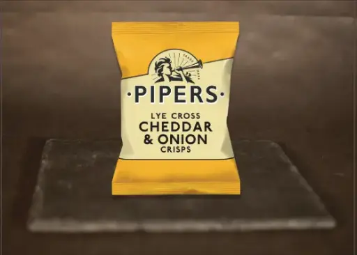Chips Pipers cheddar oignon