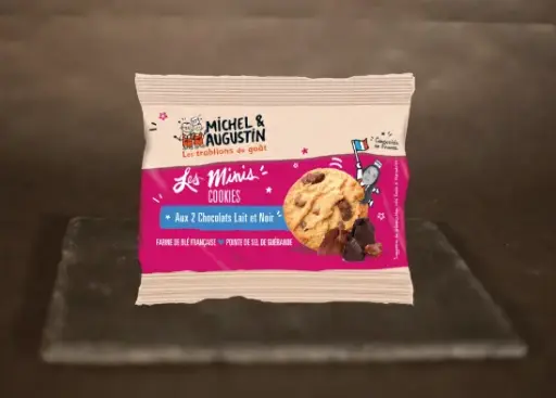 Minis cookies aux 2 chocolats Michel et Augustin