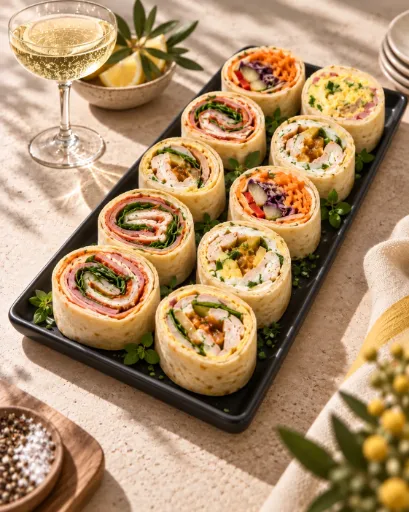 Wraps Tradition 4 saveurs 32 pièces